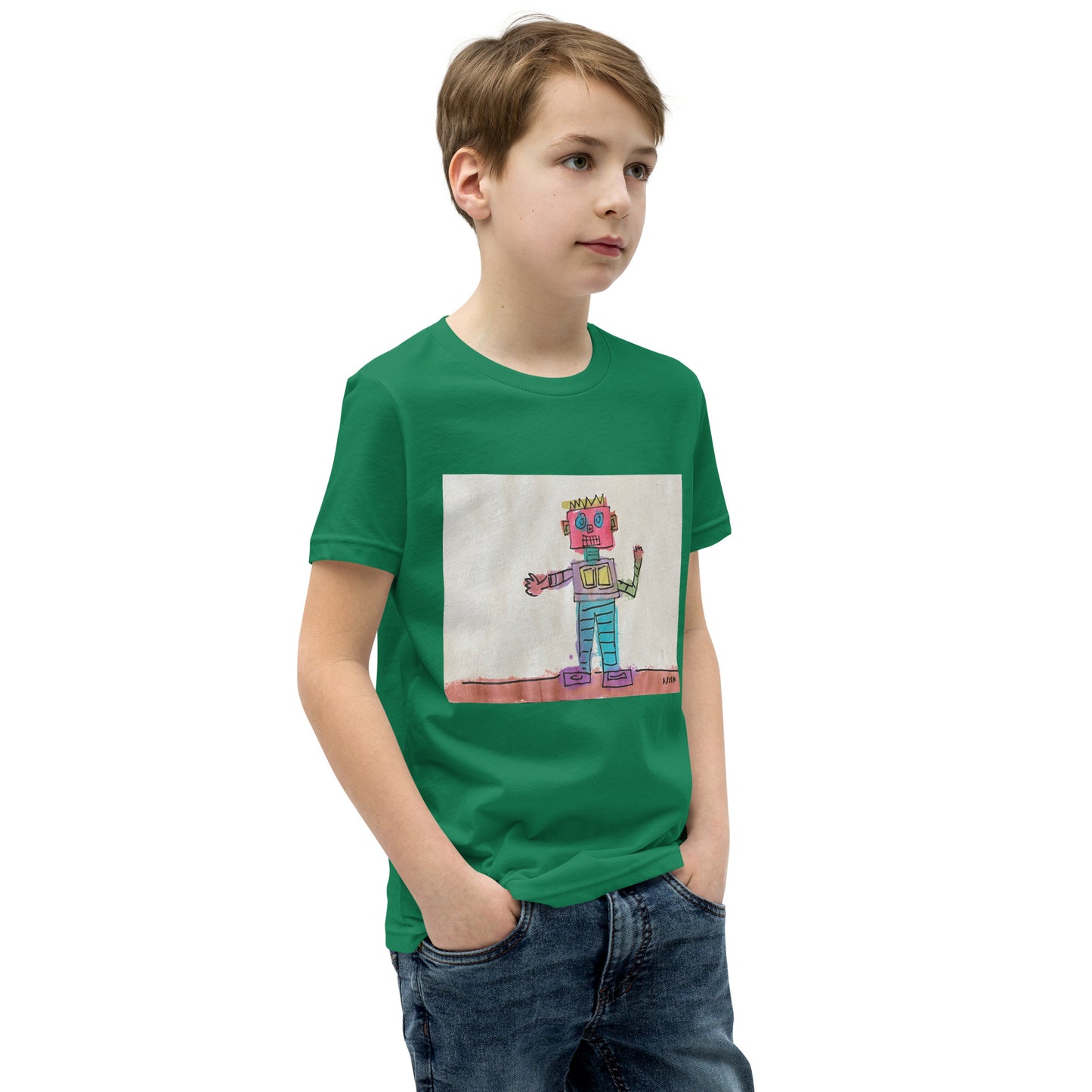 Robot Youth Short Sleeve T-Shirt