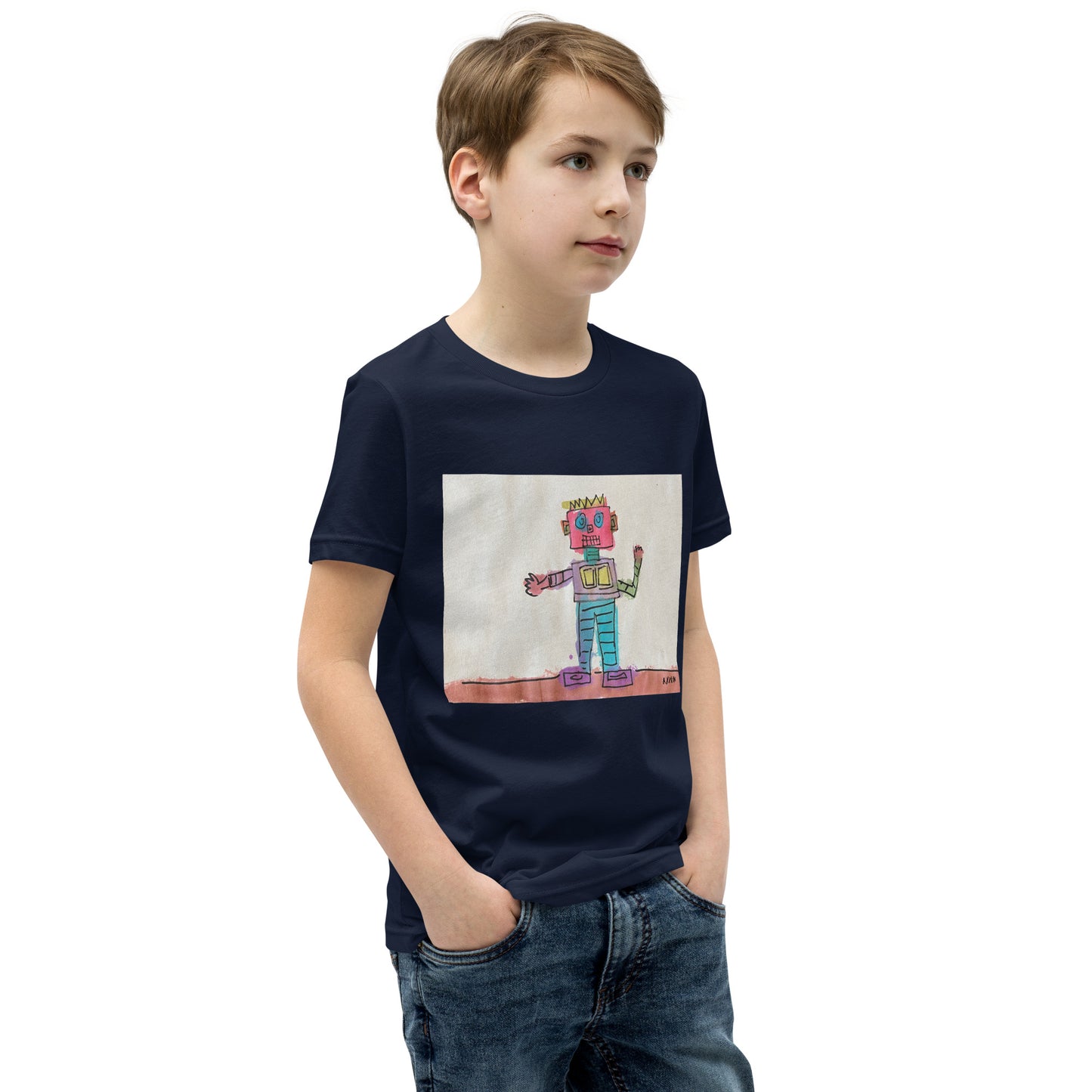 Robot Youth Short Sleeve T-Shirt