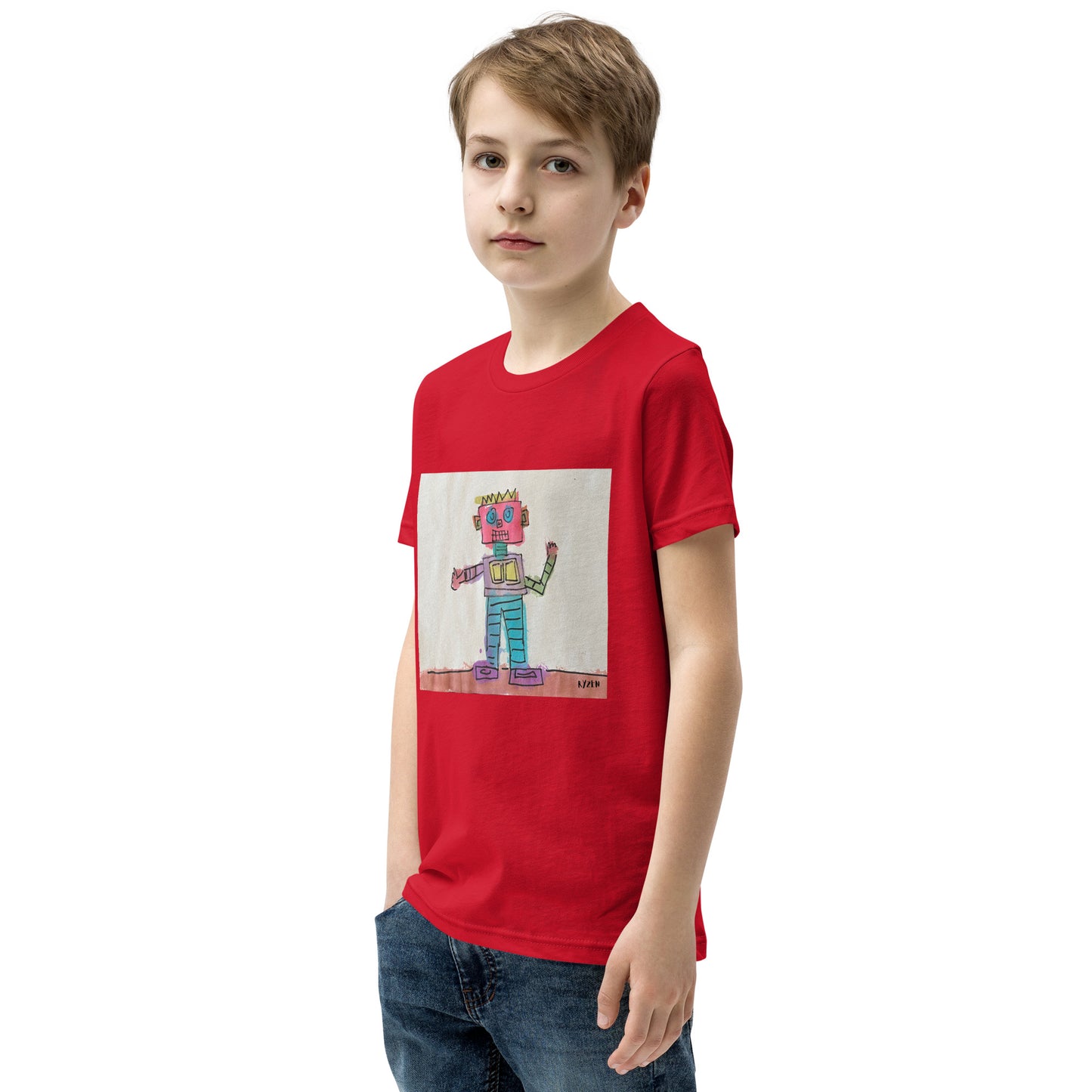 Robot Youth Short Sleeve T-Shirt