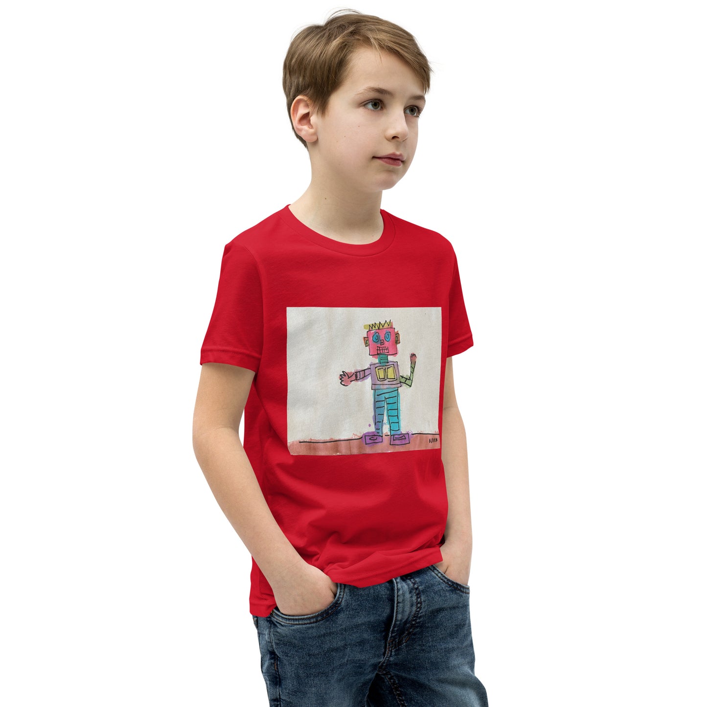 Robot Youth Short Sleeve T-Shirt