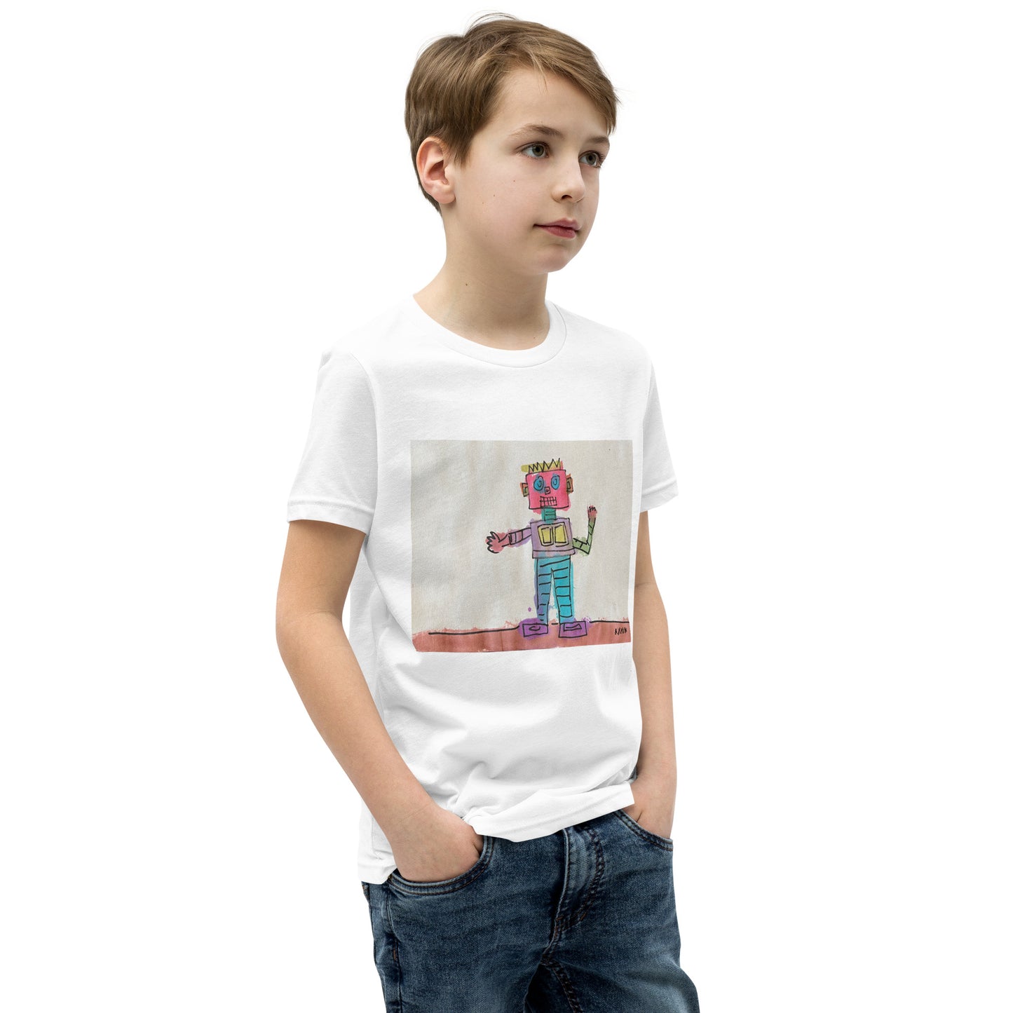 Robot Youth Short Sleeve T-Shirt