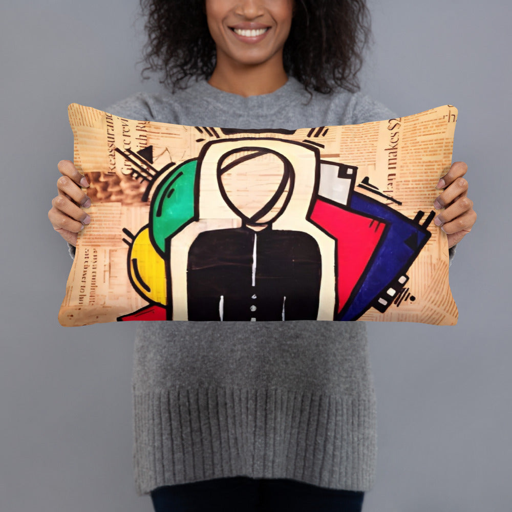 "The love of money/ New Amsterdam" Basic Pillow