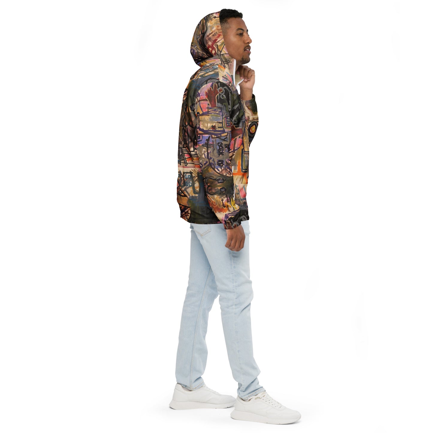 "Hysterical Season of Chaos" Men’s windbreaker