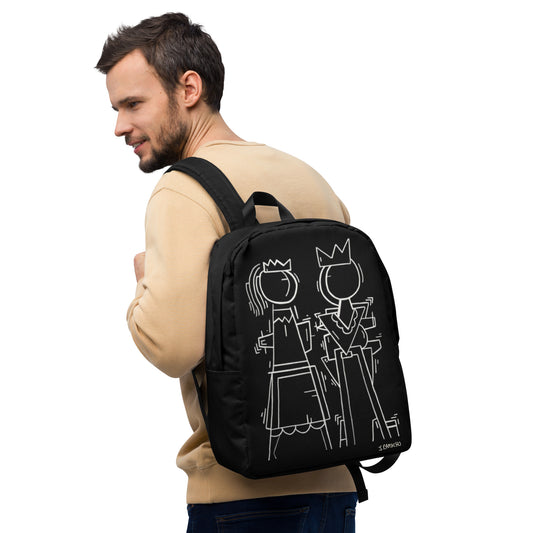 "King and Queen" Minimalist Backpack