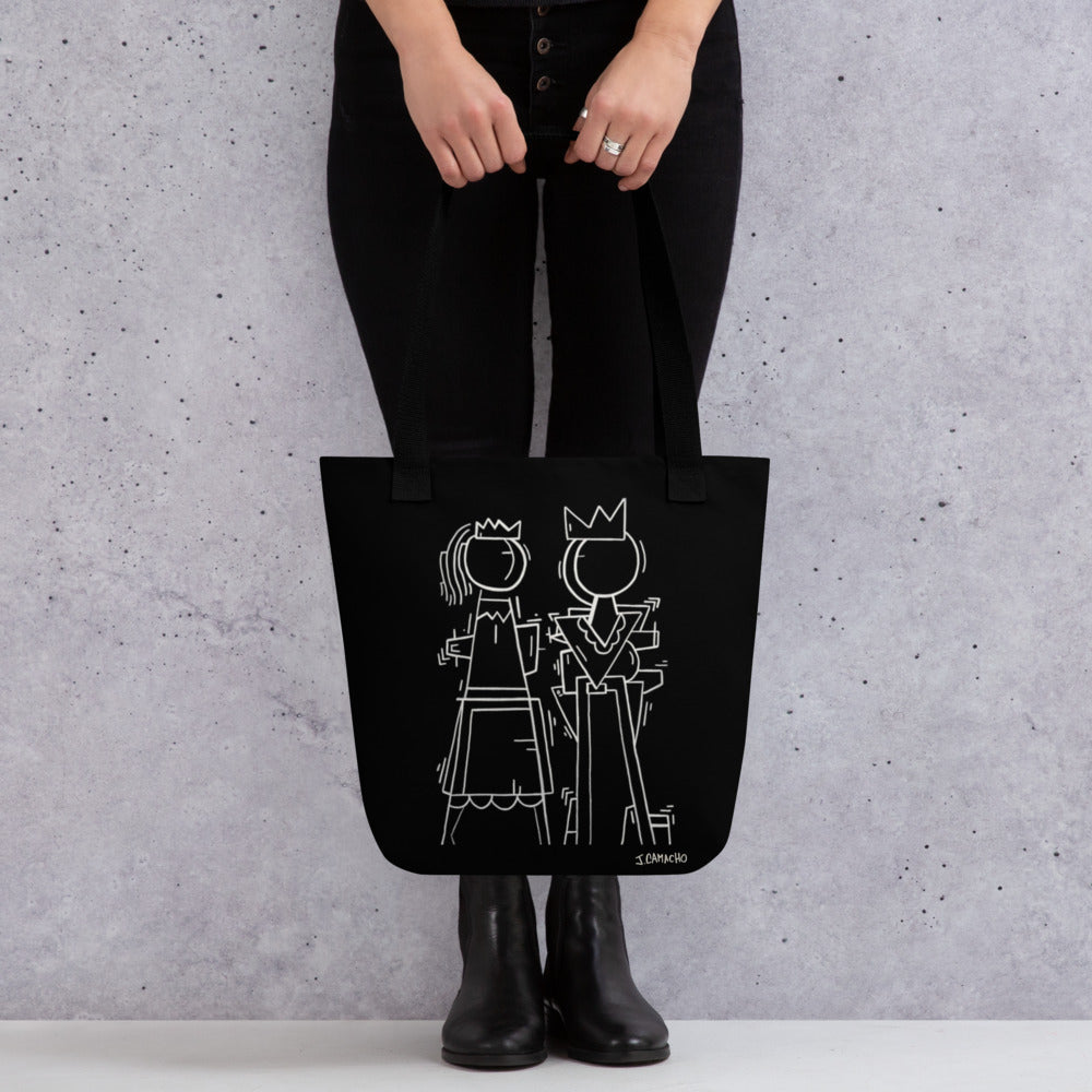 "King and Queen" Tote bag