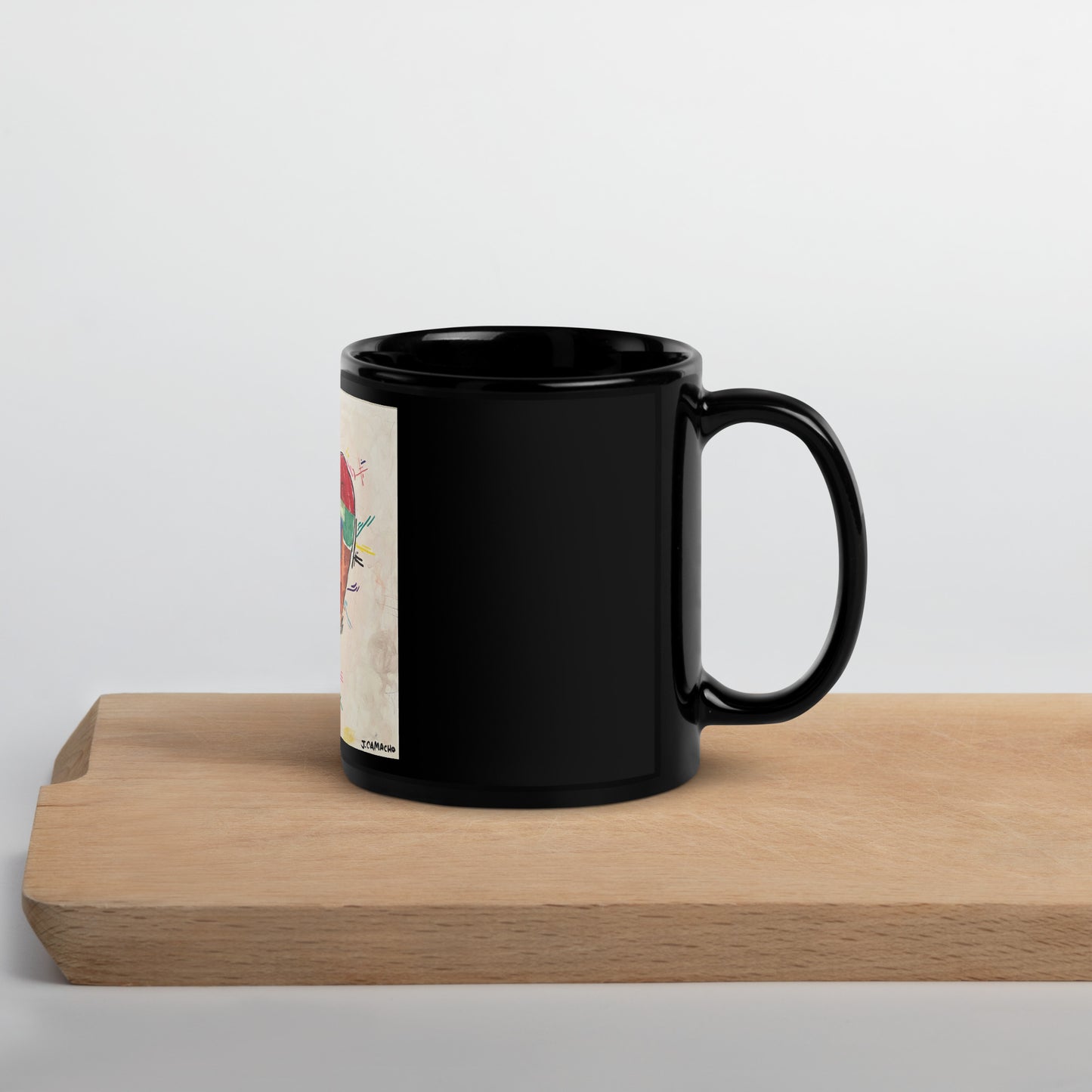 "Putting the pieces back together" Black Glossy Mug