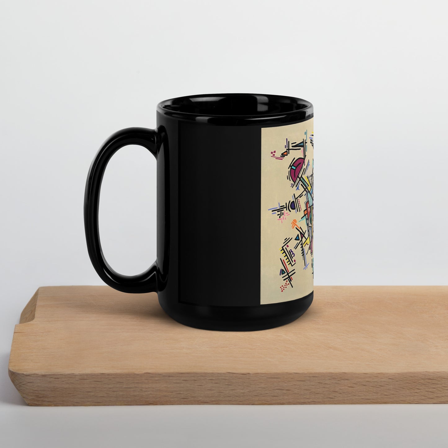 "Retaliation" Black Glossy Mug