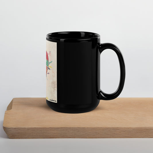 "Putting the pieces back together" Black Glossy Mug