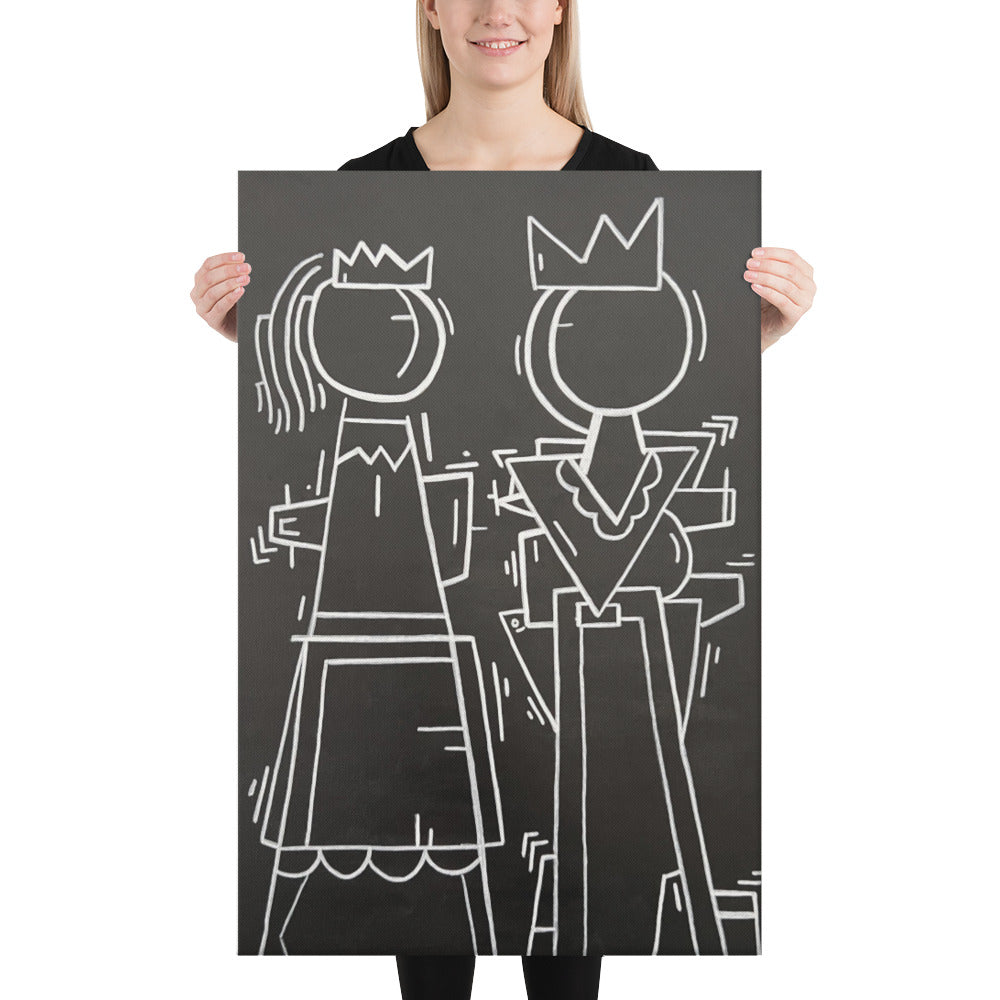 "King and Queen " Canvas