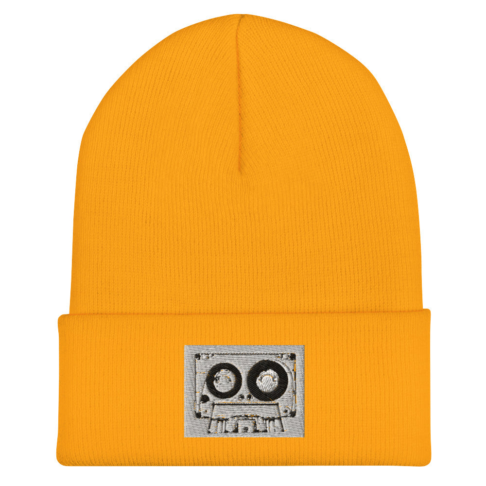 "tape cassette" Cuffed Beanie