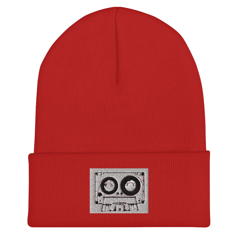 "tape cassette" Cuffed Beanie