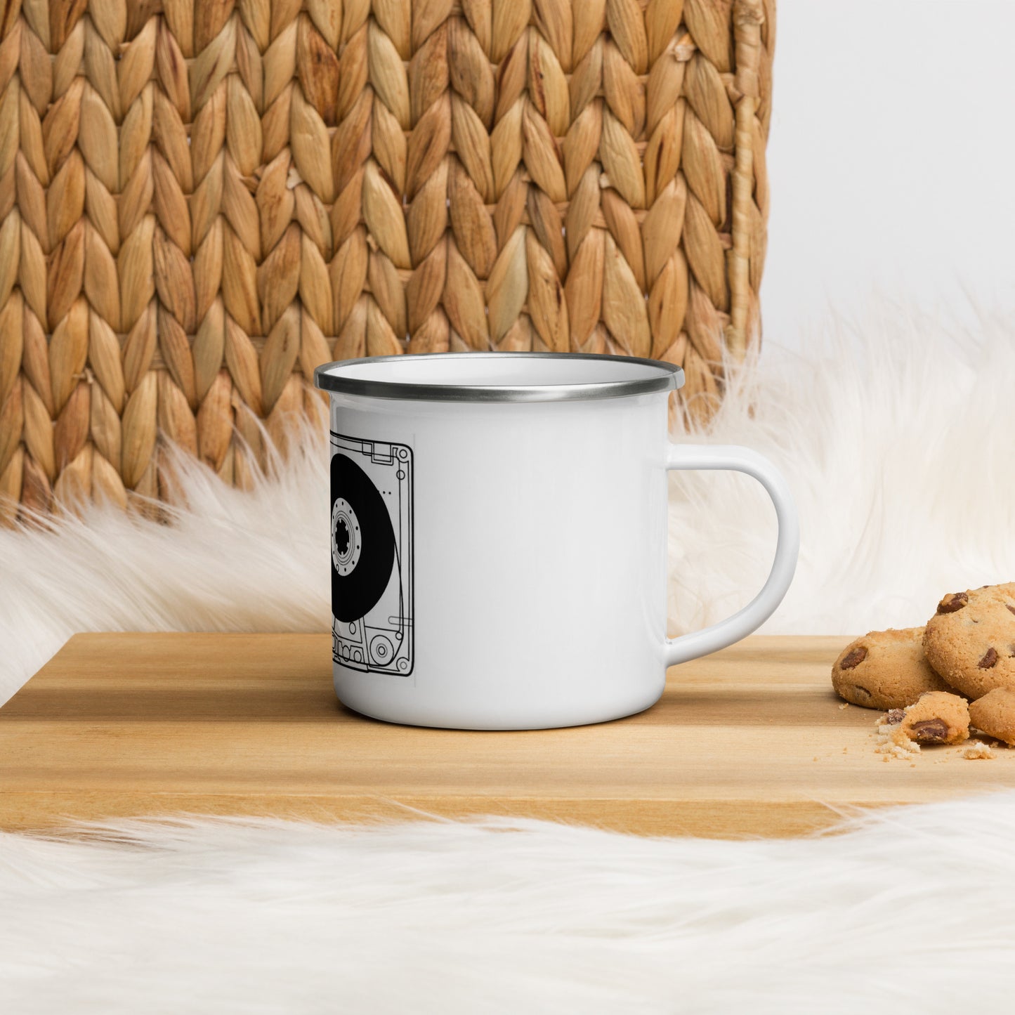 "Retro cassette tape" Enamel Mug