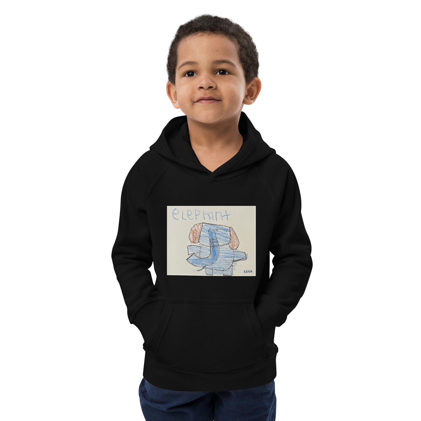 "Elephant by Ryzen" Kids eco hoodie