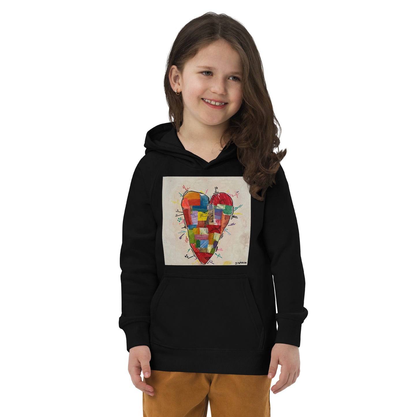 "Putting the pieces back together" Kids eco hoodie