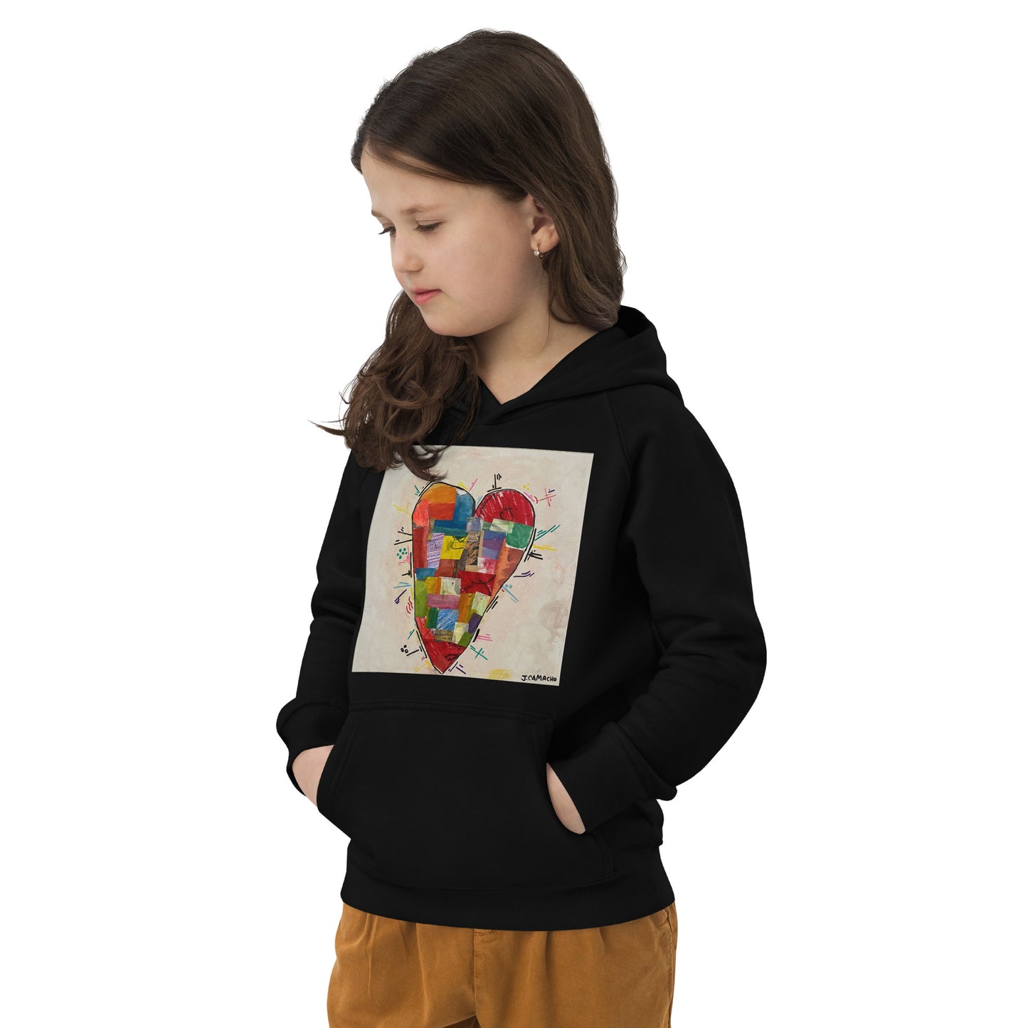 "Putting the pieces back together" Kids eco hoodie