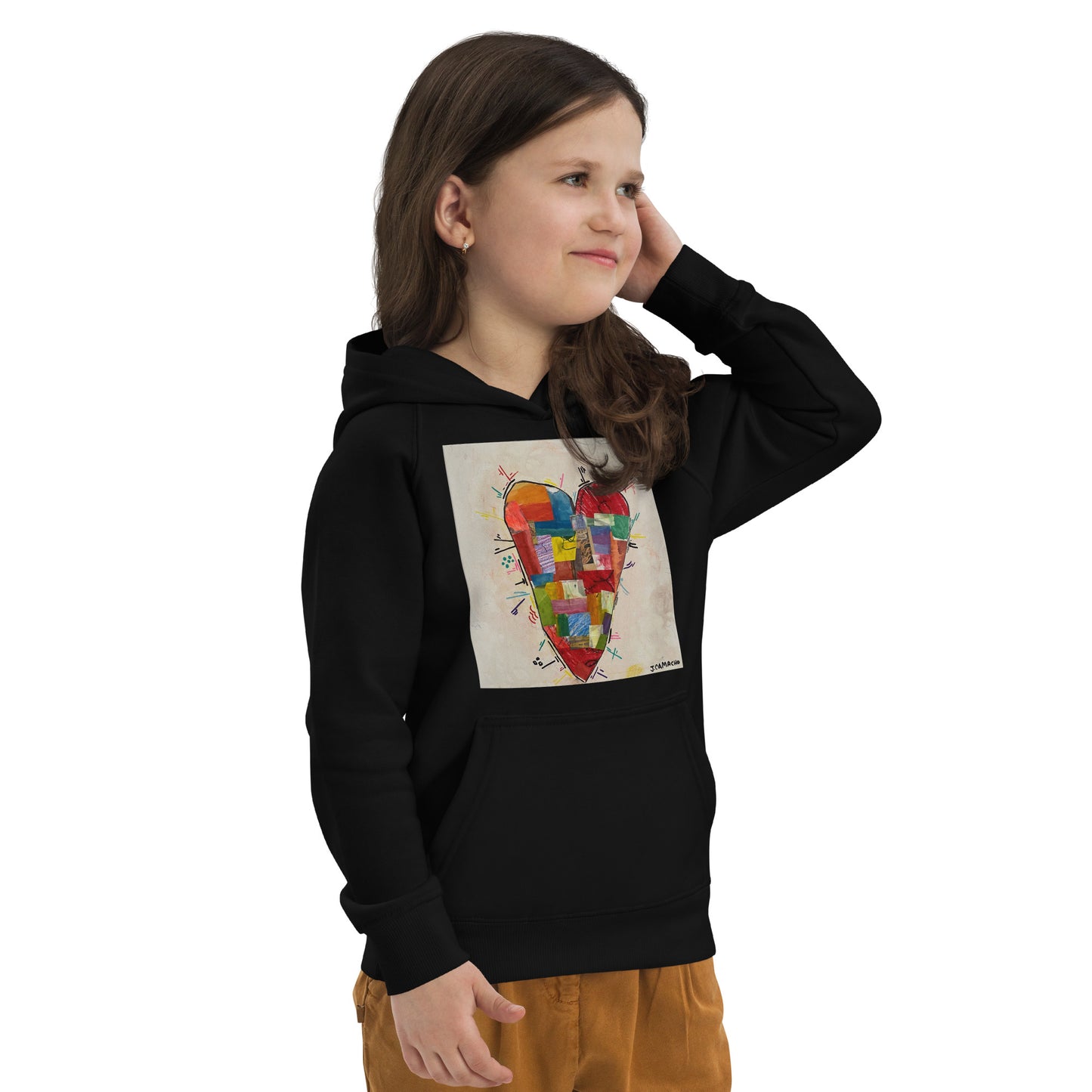 "Putting the pieces back together" Kids eco hoodie