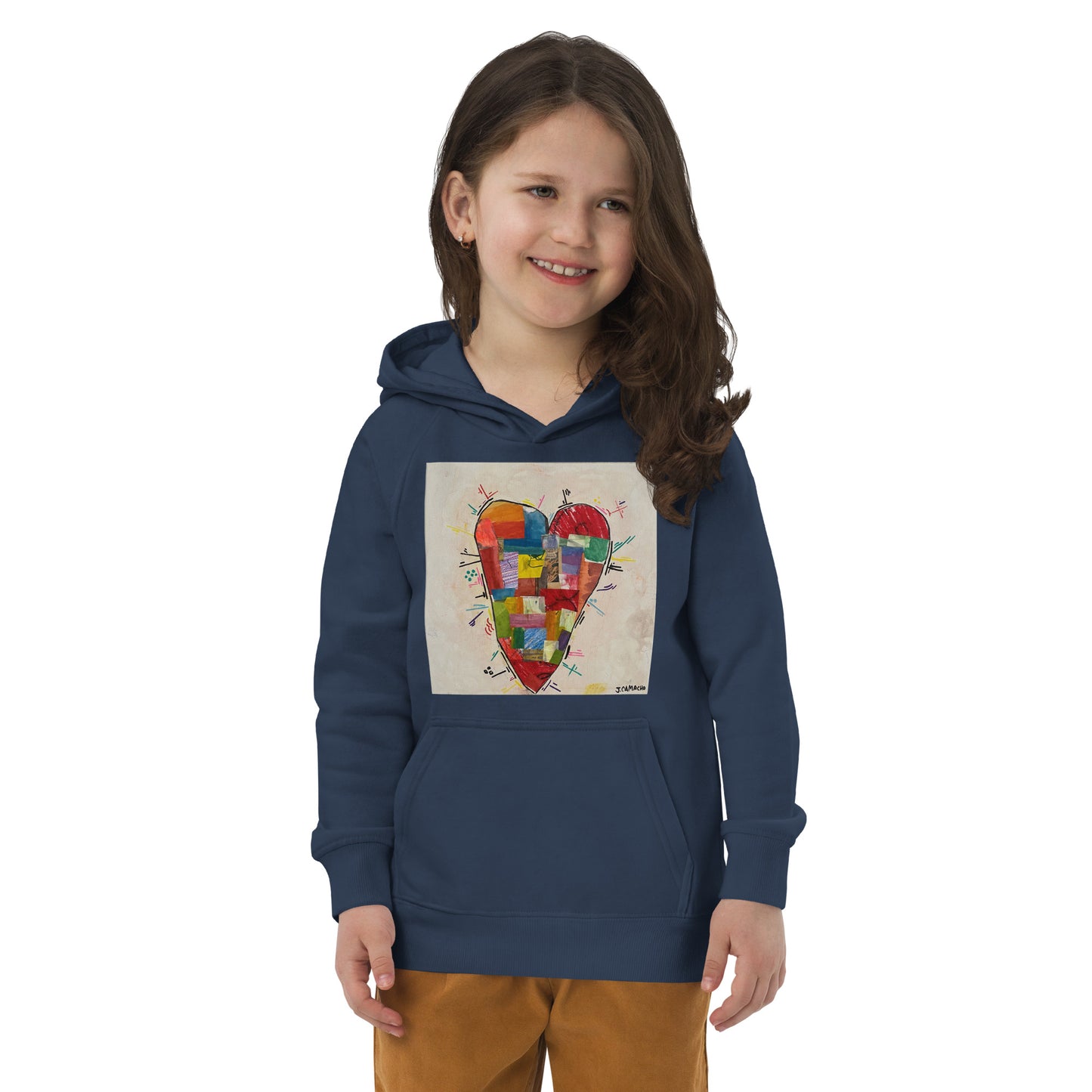 "Putting the pieces back together" Kids eco hoodie