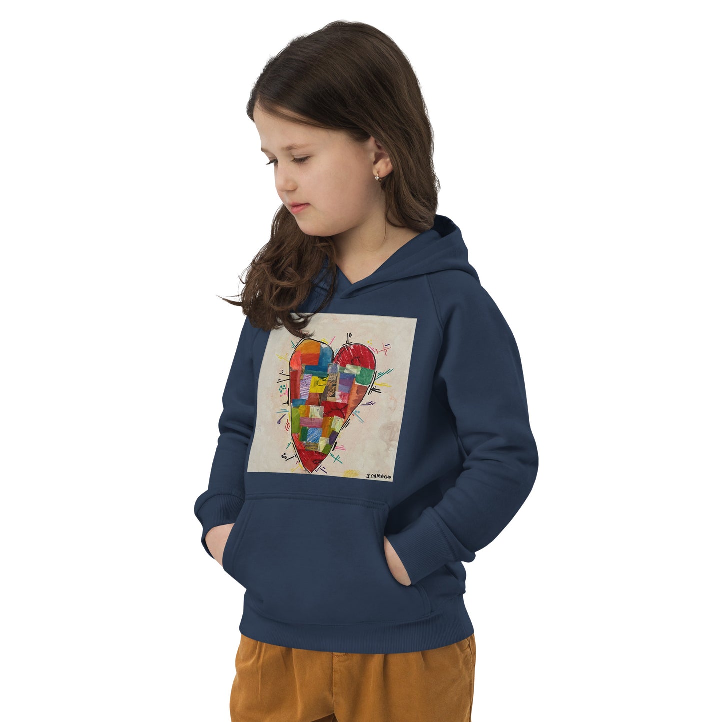 "Putting the pieces back together" Kids eco hoodie