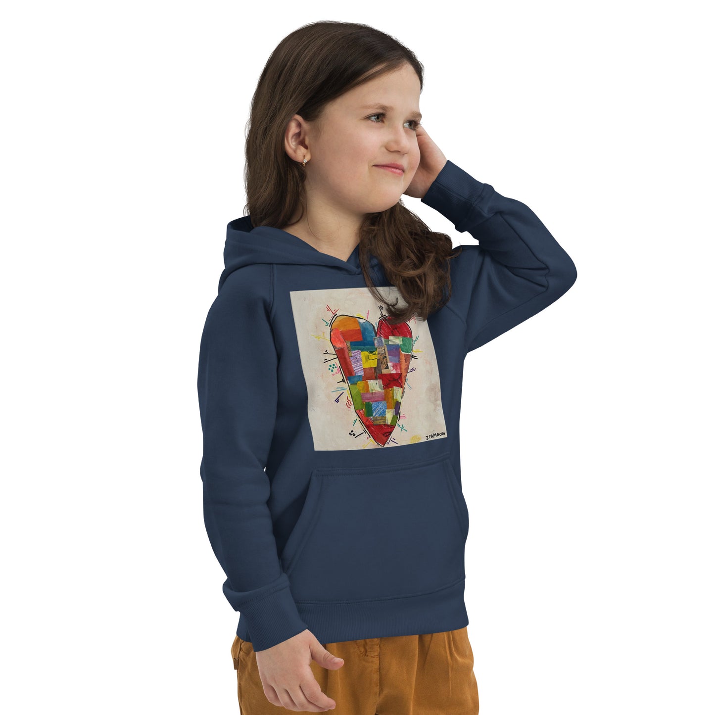 "Putting the pieces back together" Kids eco hoodie