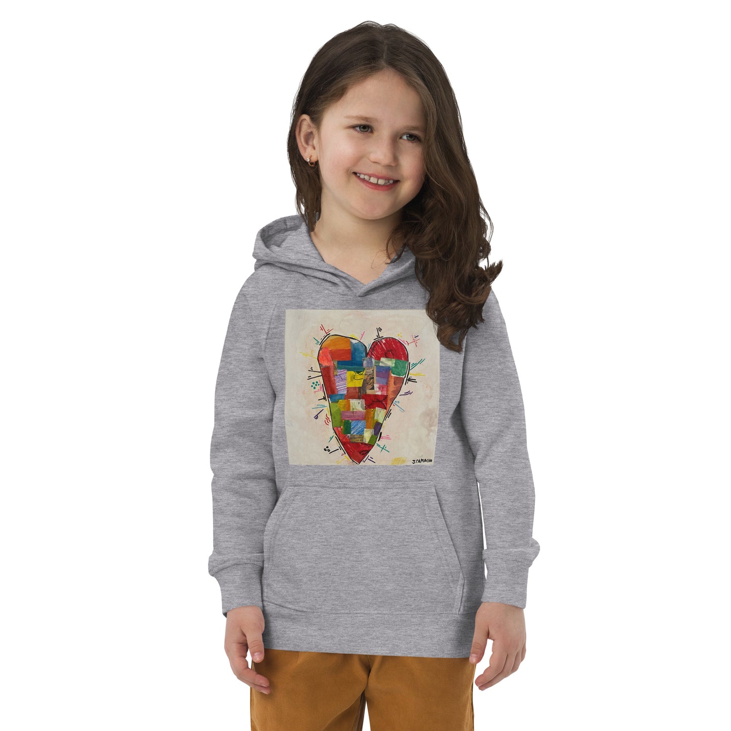 "Putting the pieces back together" Kids eco hoodie