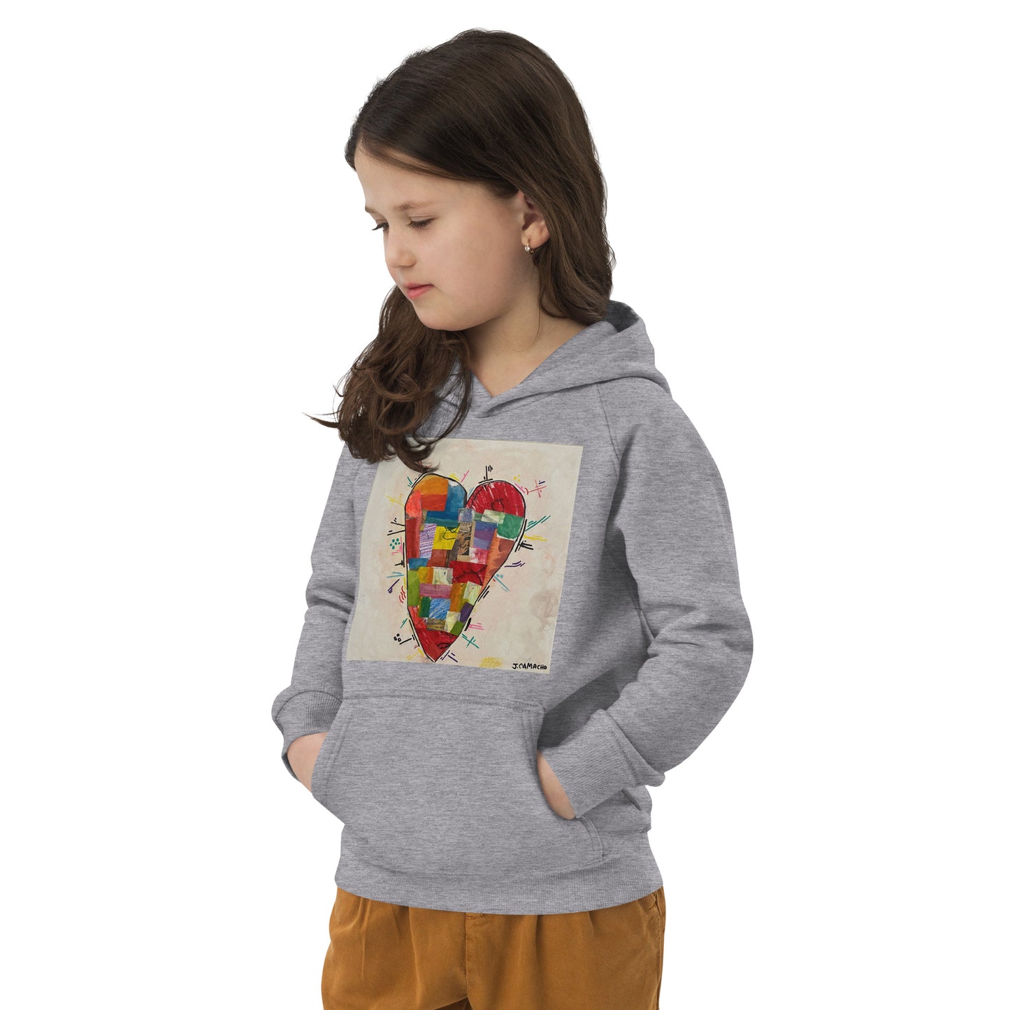 "Putting the pieces back together" Kids eco hoodie