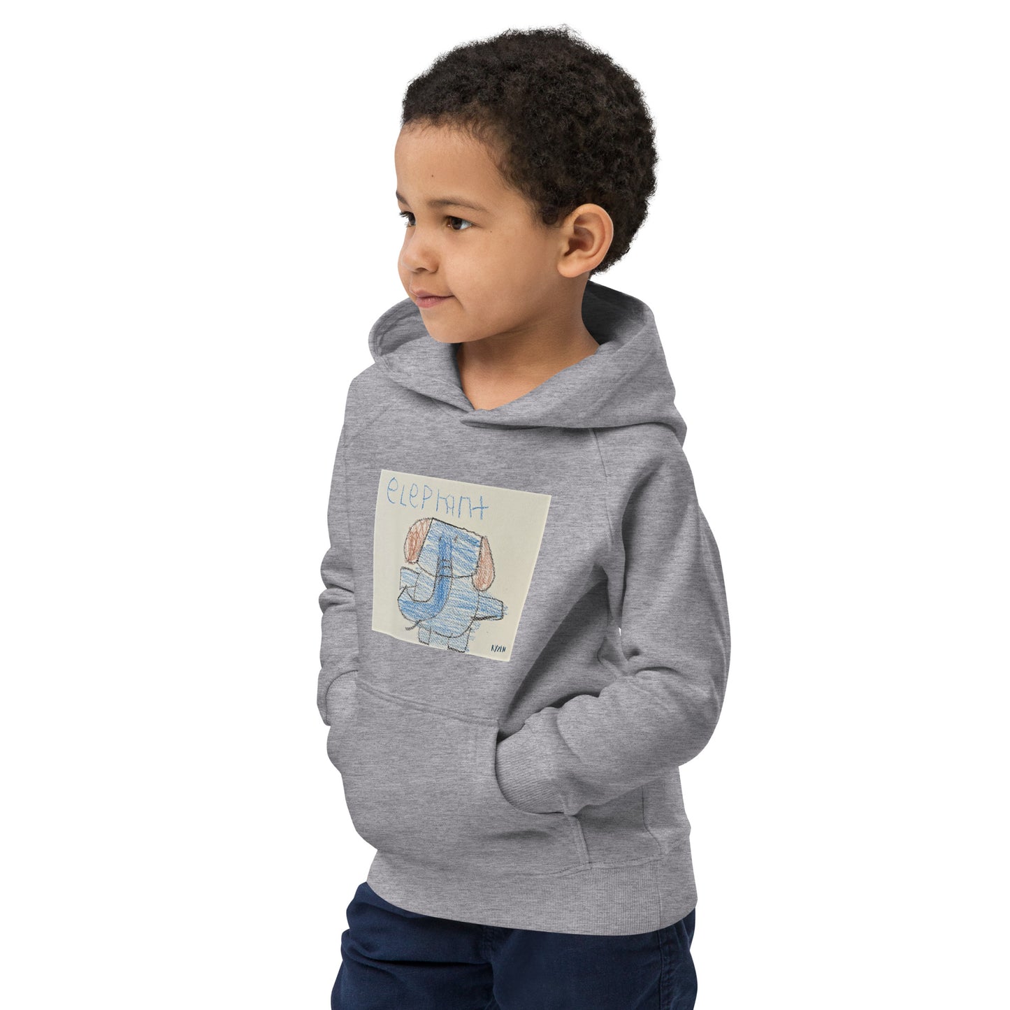 "Elephant by Ryzen" Kids eco hoodie