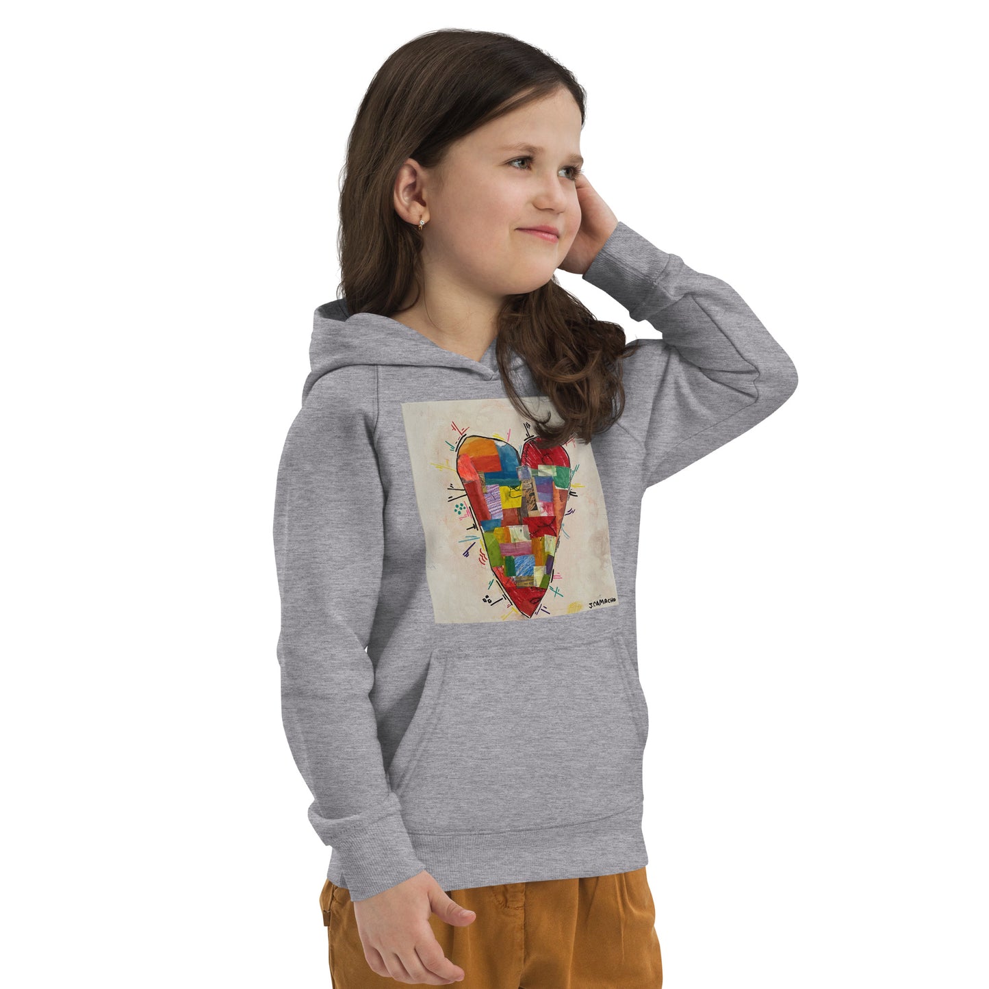 "Putting the pieces back together" Kids eco hoodie