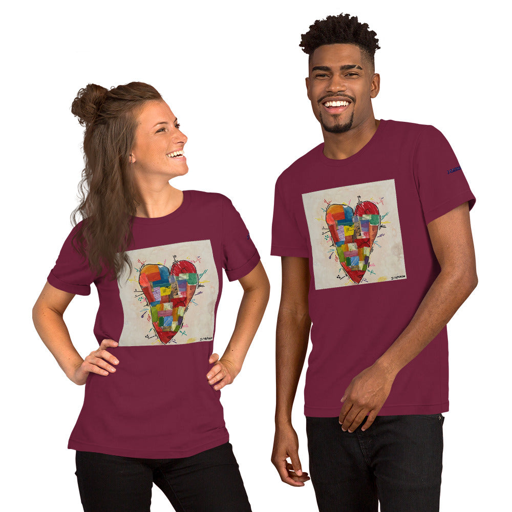 "Putting the Pieces back together" Unisex t-shirt