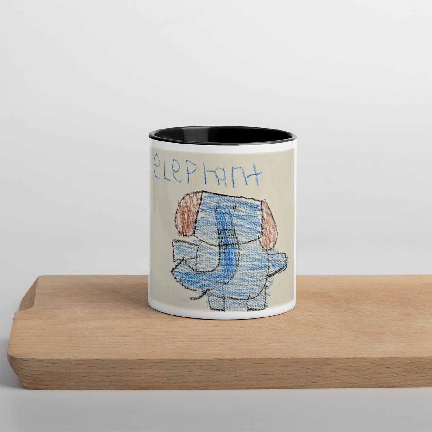 "Elephant" Mug with Color Inside