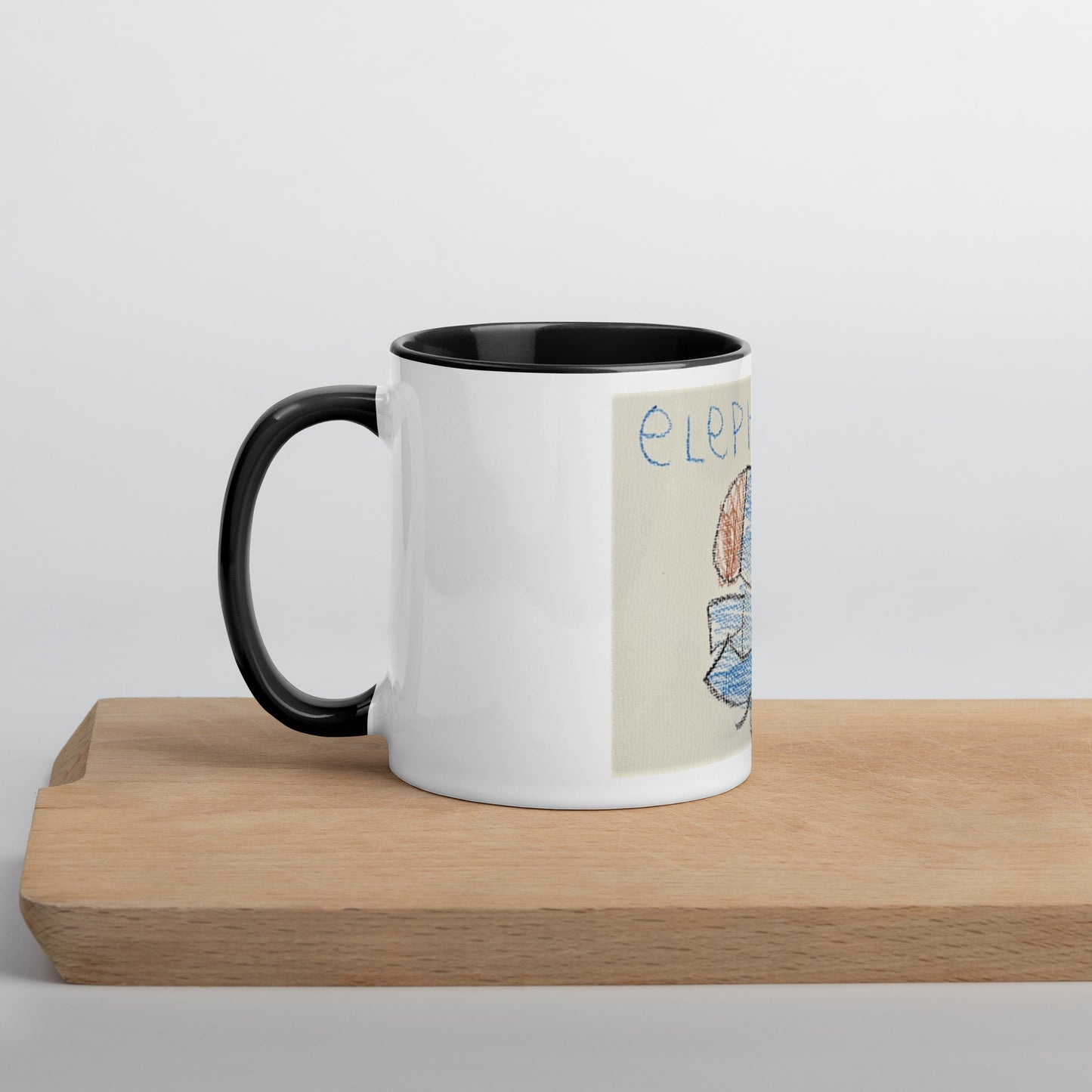 "Elephant" Mug with Color Inside