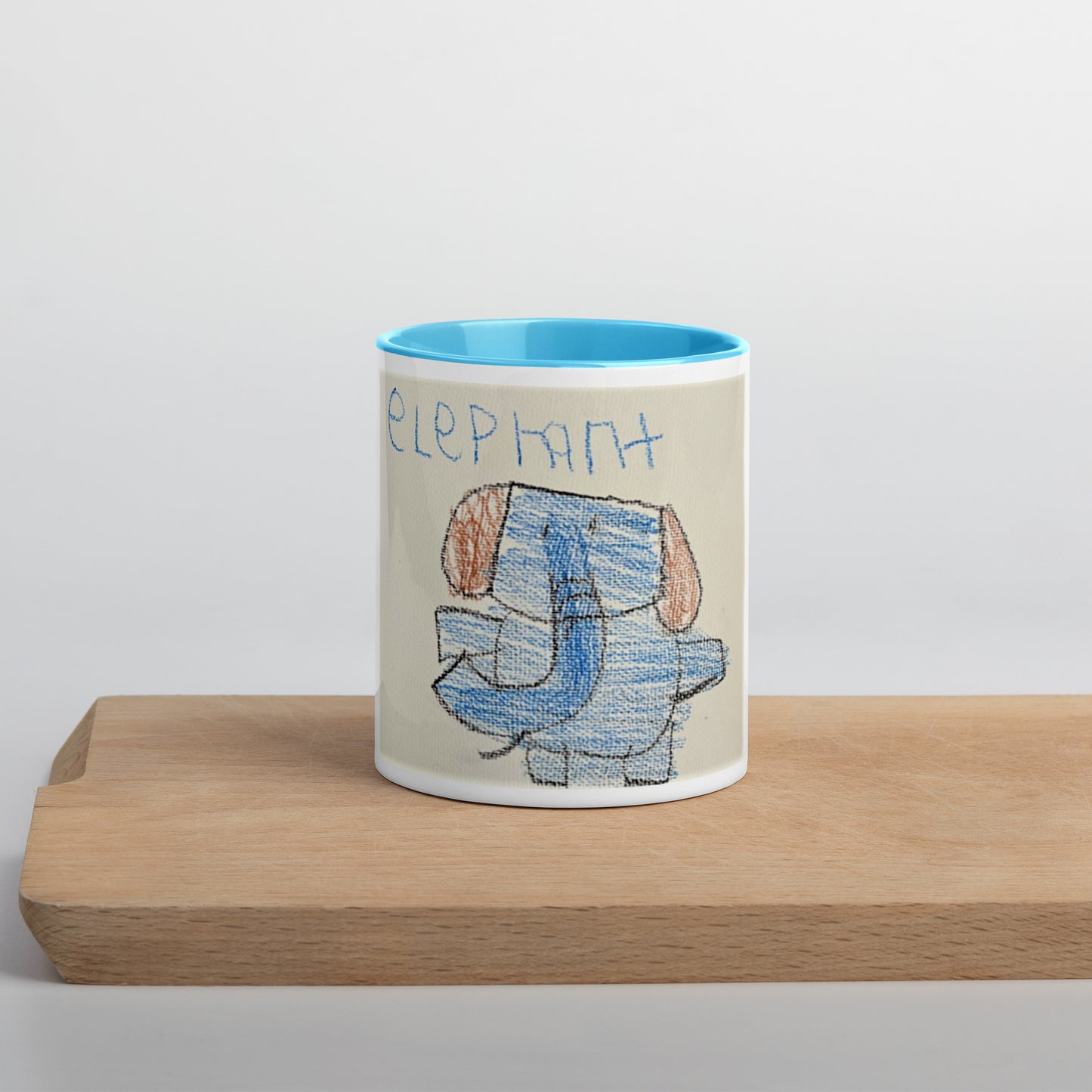 "Elephant" Mug with Color Inside