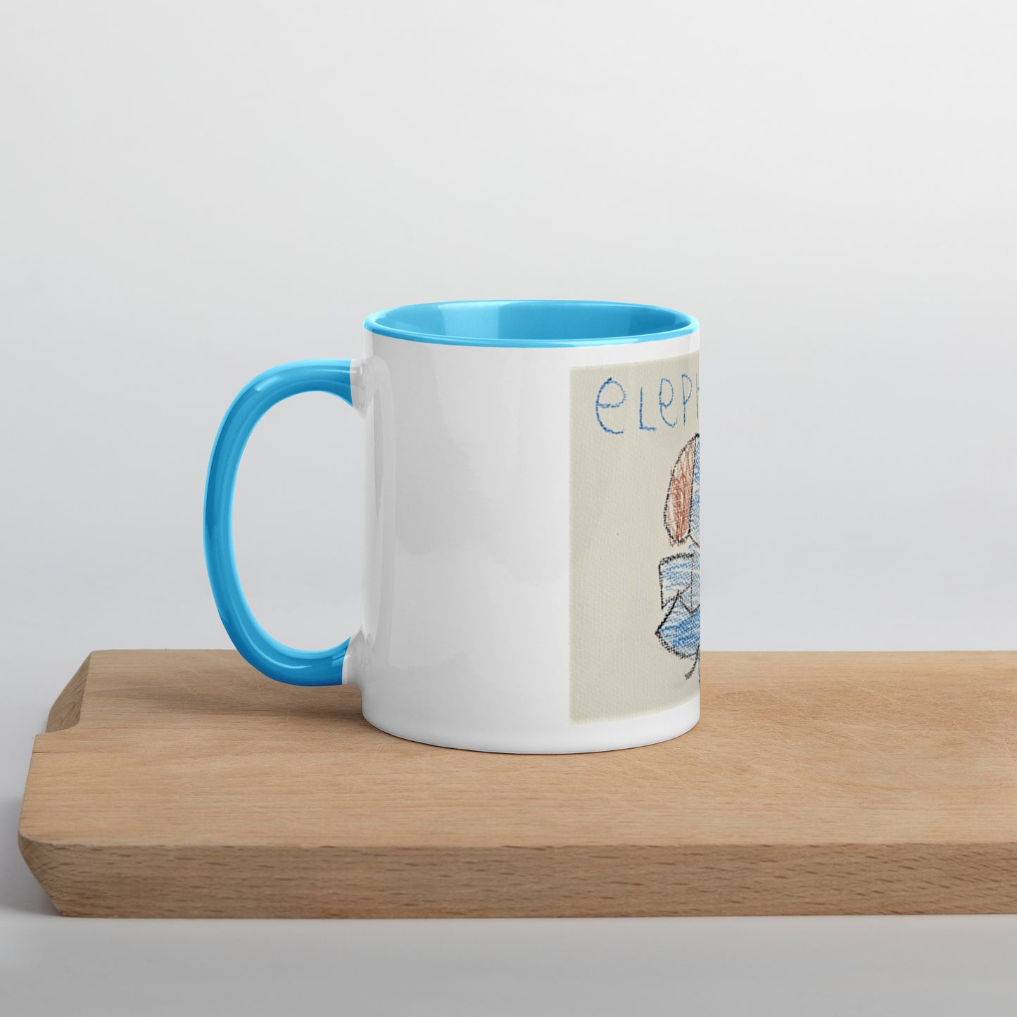 "Elephant" Mug with Color Inside