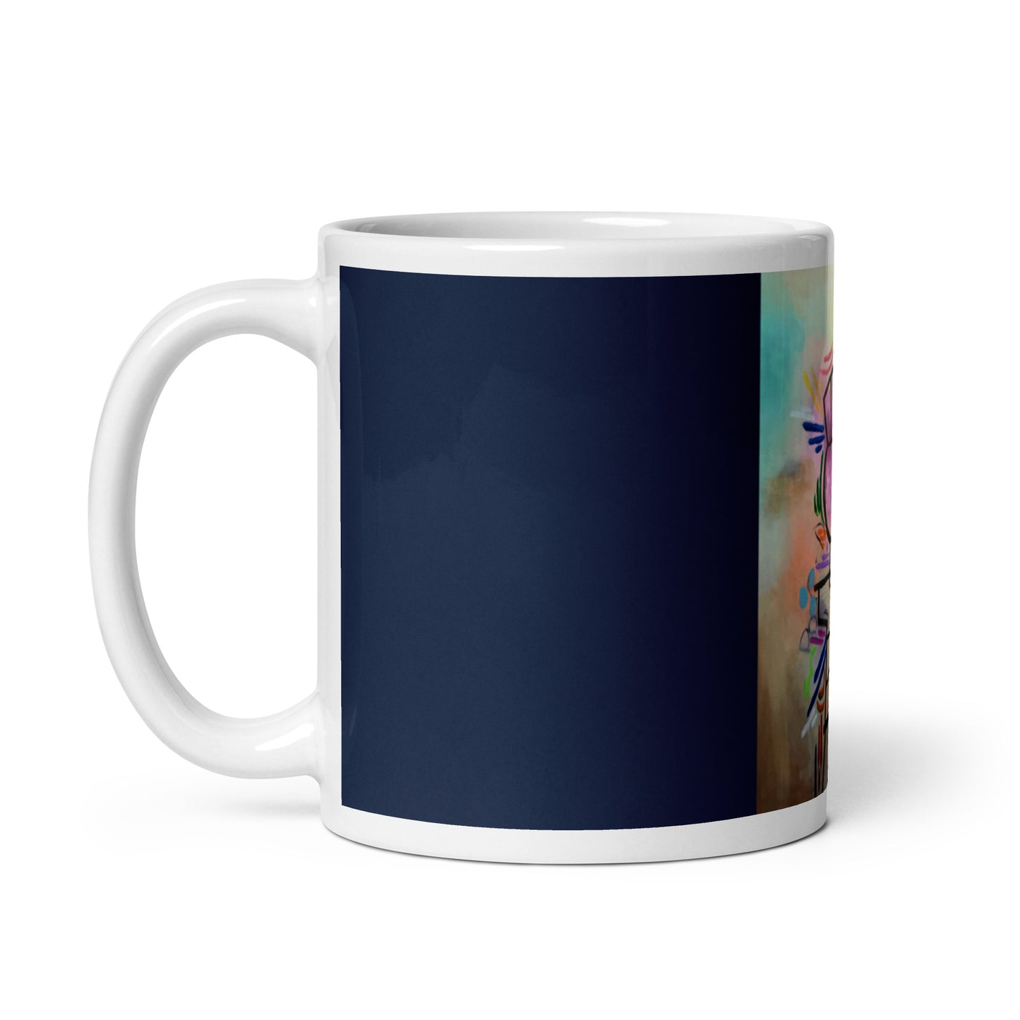 "BBoy" White glossy mug