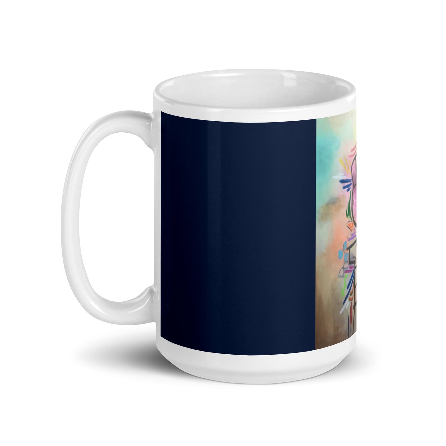 "BBoy" White glossy mug