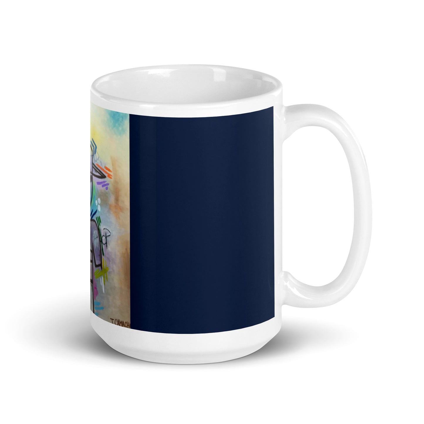 "BBoy" White glossy mug